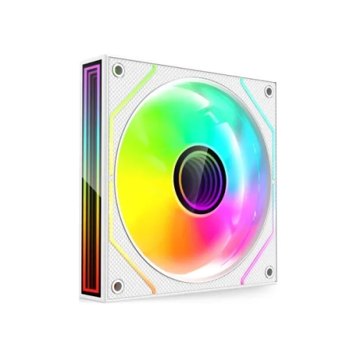 VALUE-TOP W1236ARGB 12CM WHITE COLOR INFINITE MIRROR ARGB FAN